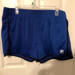 Blue Fila shorts